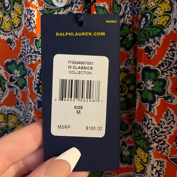 Ralph Lauren (never worn) size medium button down shirt - Picture 4 of 4